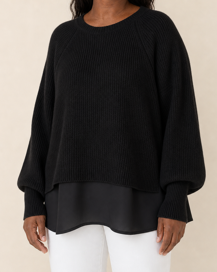 Justine | Two Piece Effect Sweater
