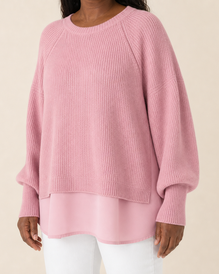 Justine | Two Piece Effect Sweater