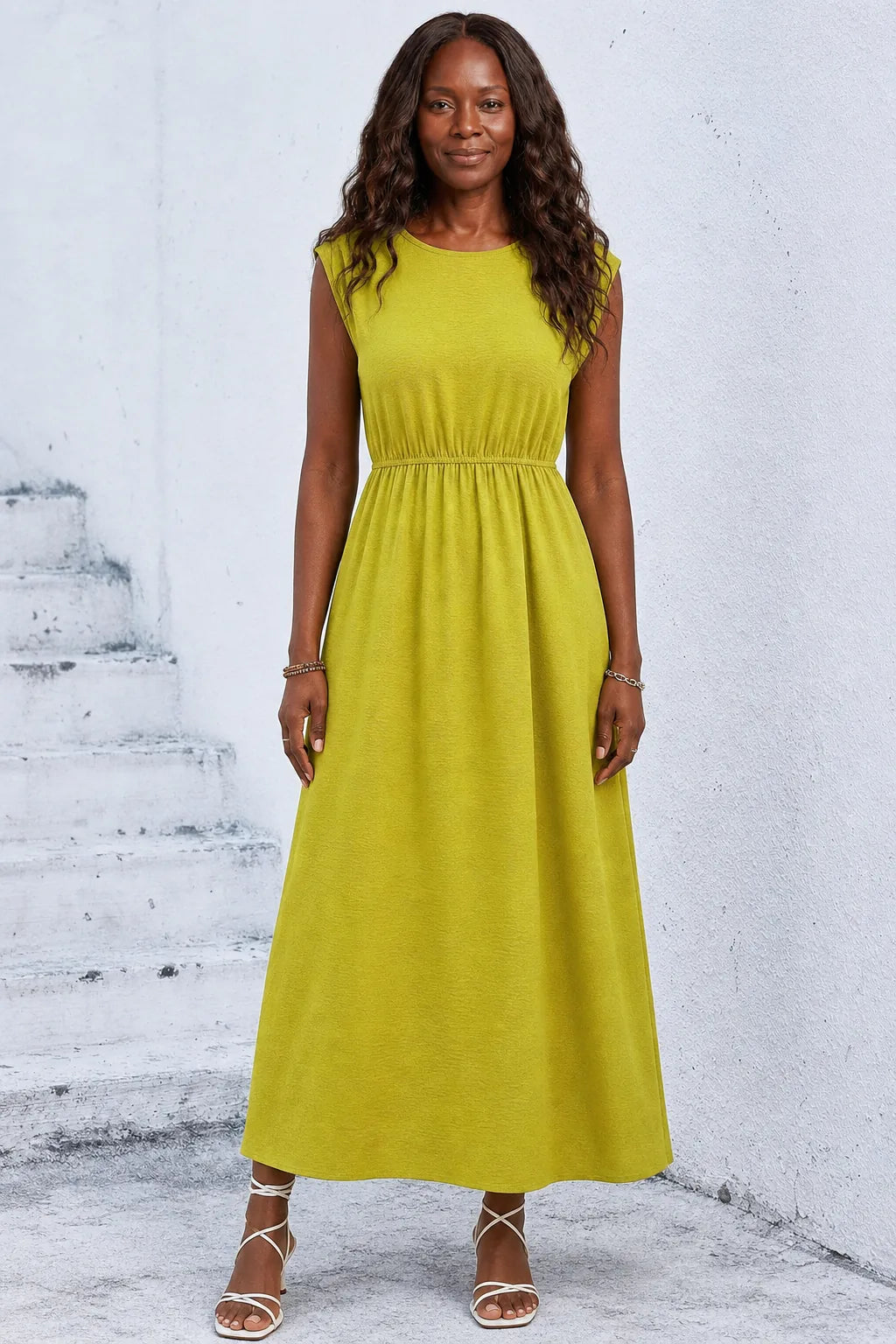 Dami | Belted A-Line Midi