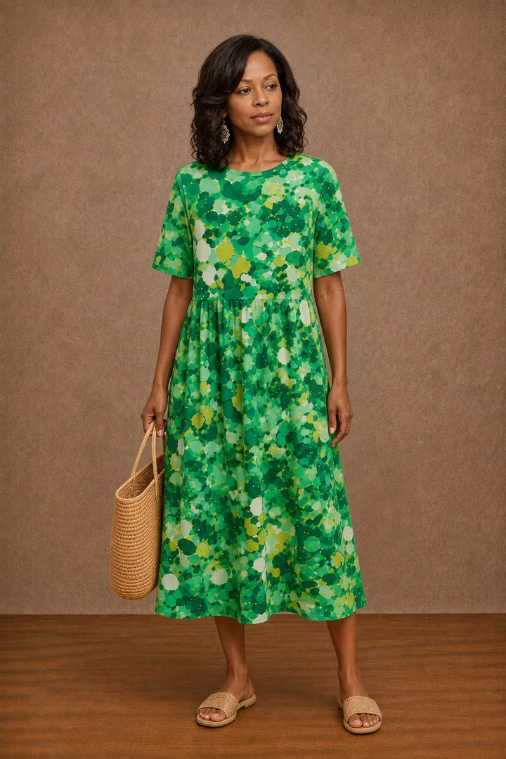 Hauwa | Floral Summer Midi Dress