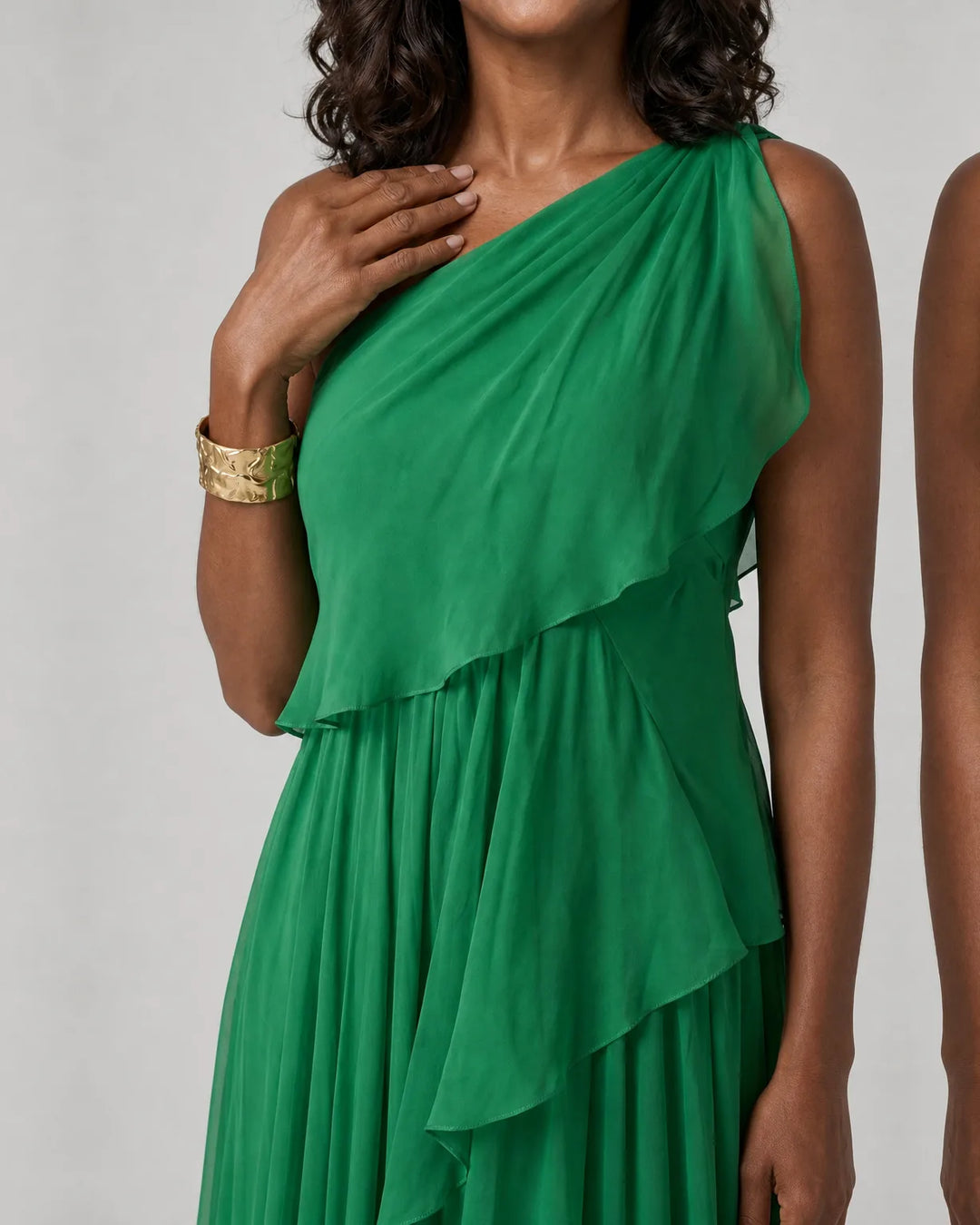 Simi | Cascading Ruffle Maxi Dress