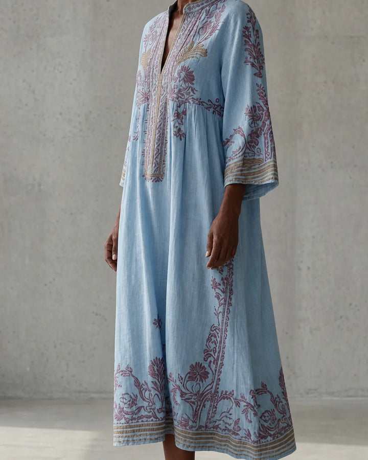 Ondine | Vintage Embroidered Kaftan Dress