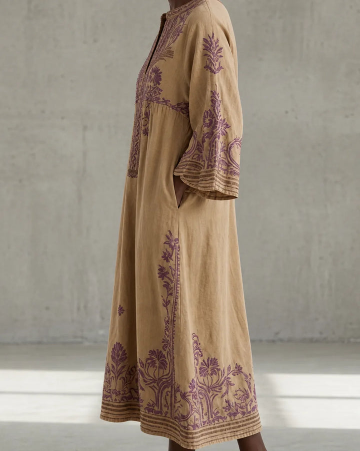 Ondine | Vintage Embroidered Kaftan Dress