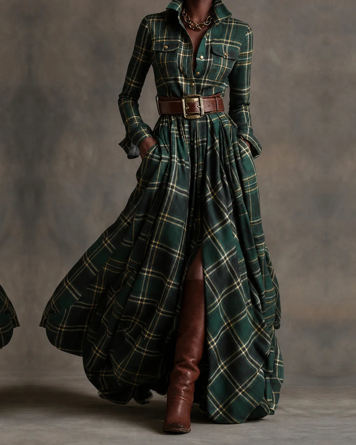 Scarlett | Belted Shirt Dress