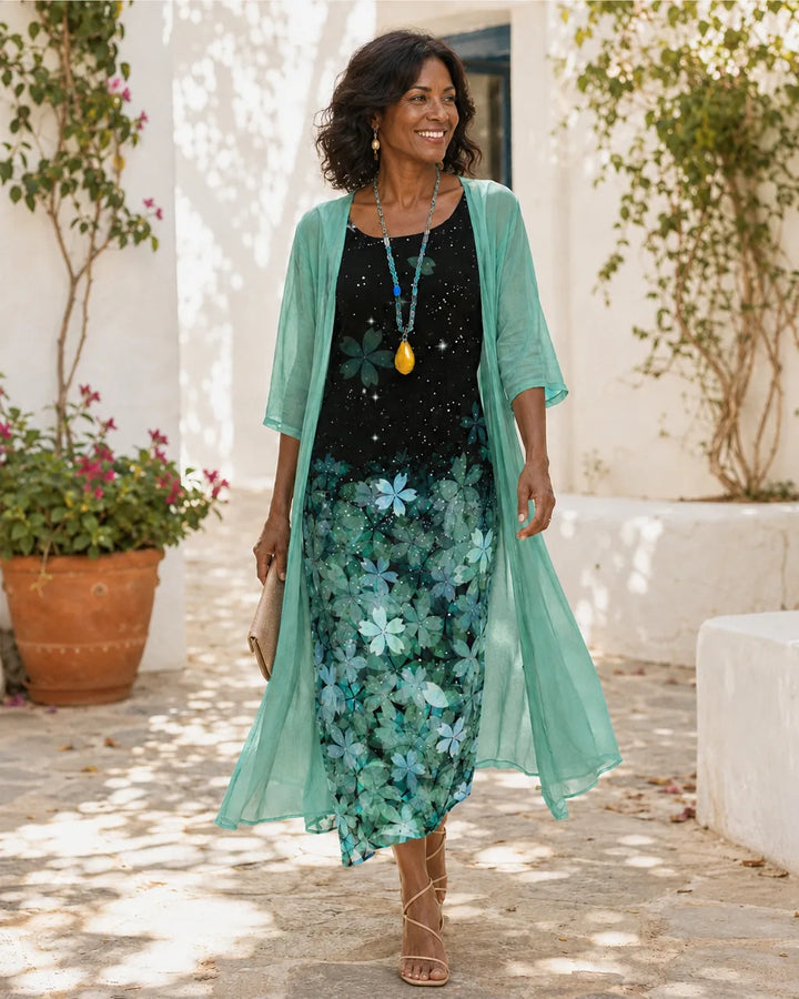 Antoinette | Floral Layered Two-Piece Set