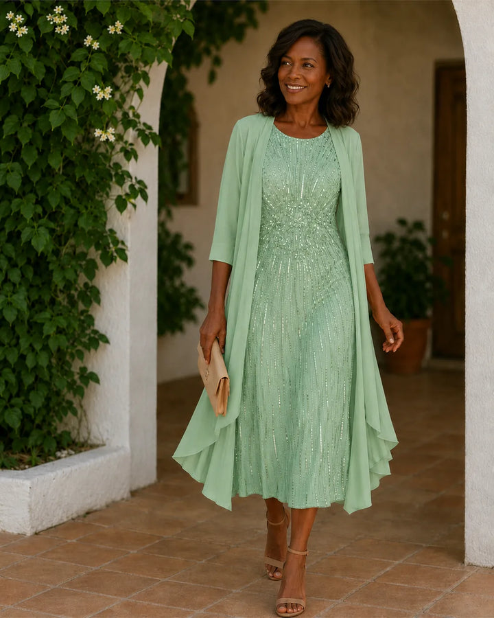 Claudia | Shimmering Occasion Two-Piece Set