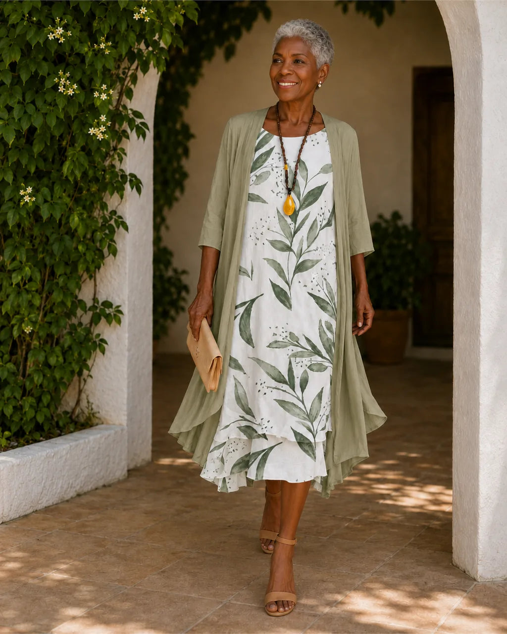 Lucia | Flowing Duster Two-Piece Set