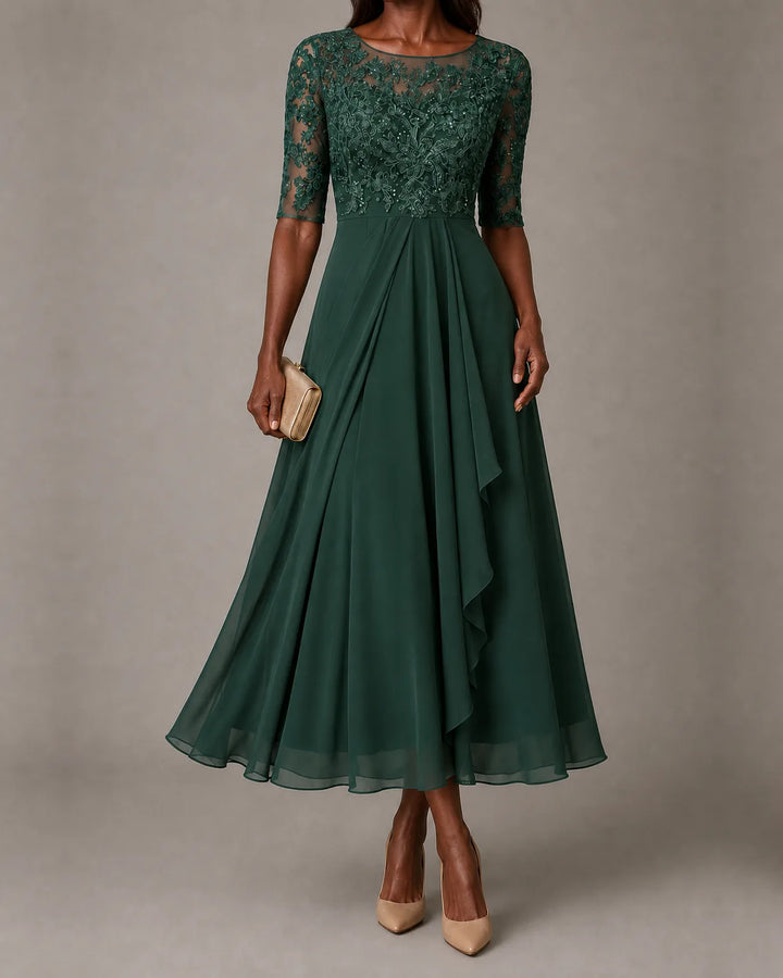 Rosa | Lace Midi Dress