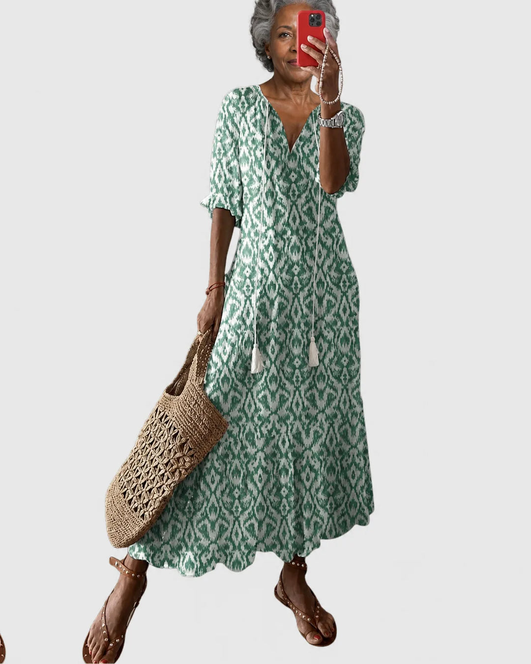 Amalia | Boho Vintage Maxi Dress