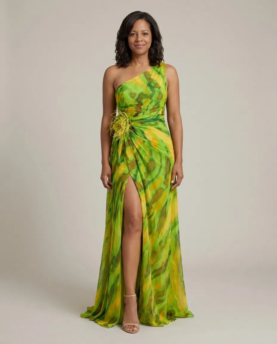 Cora | Vibrant Draped Dress