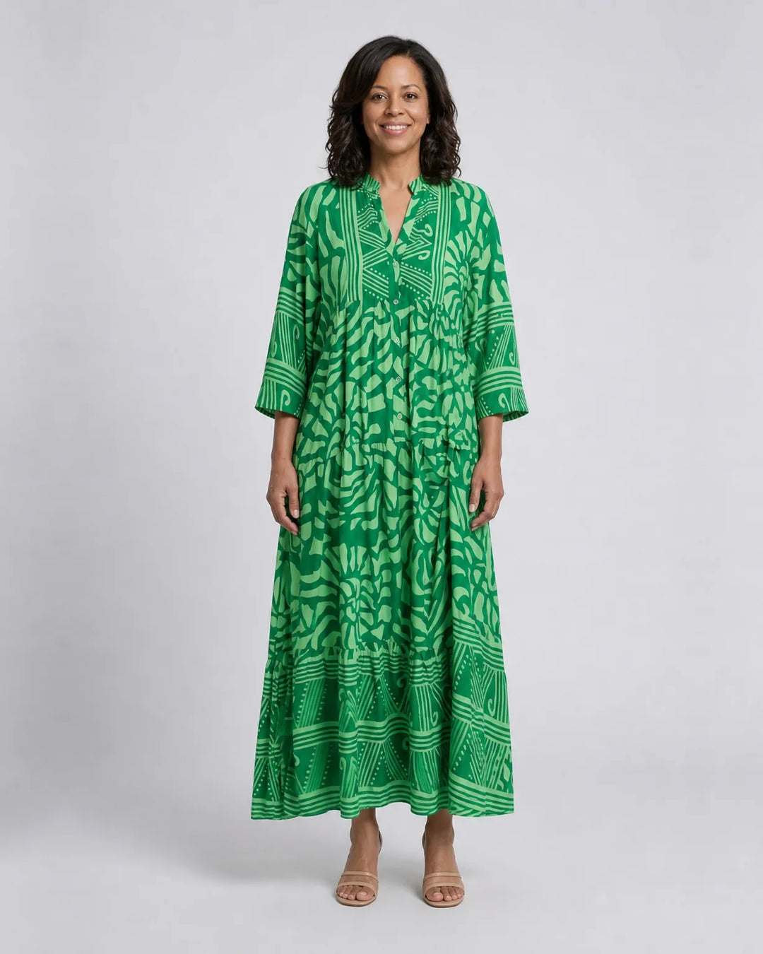 Marielle | Button Front Midi Dress