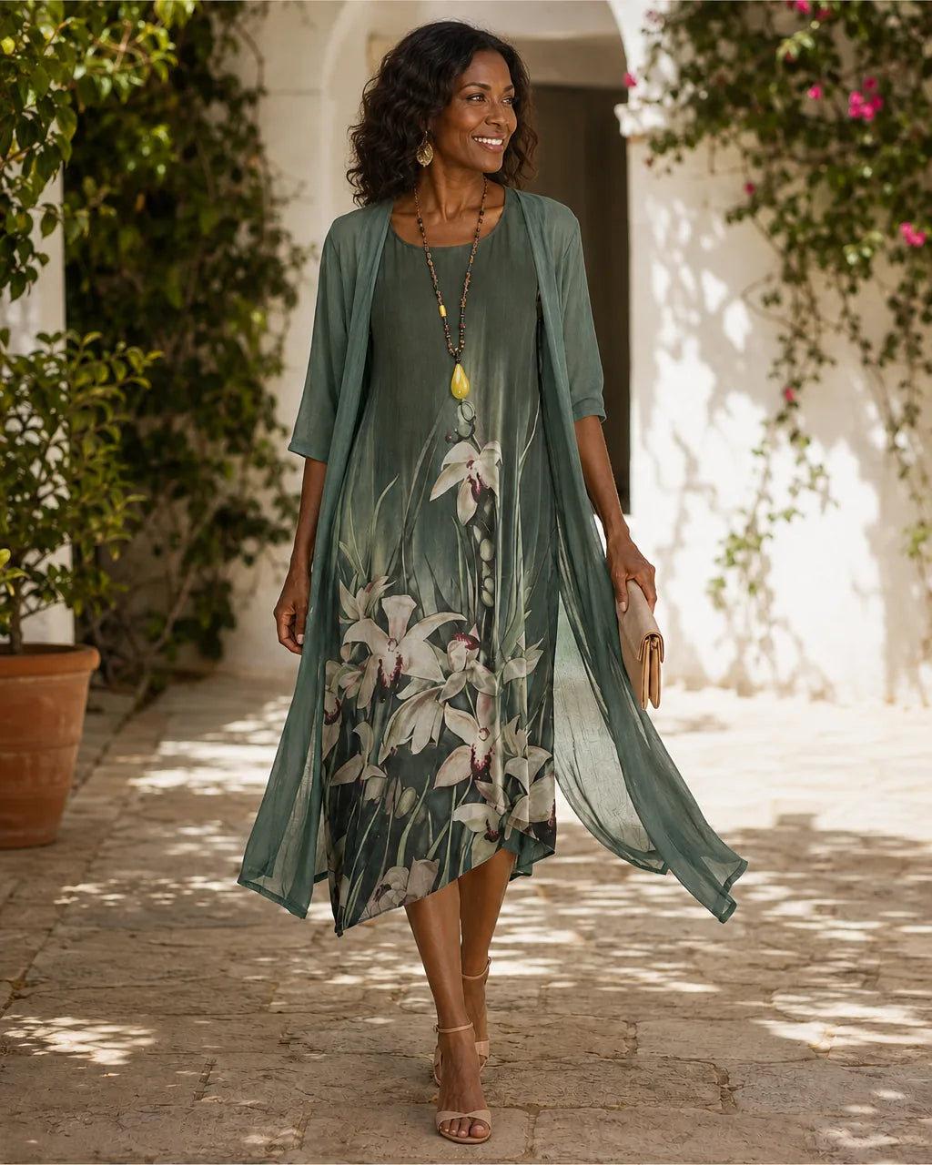Isolde | Floral Layered Two-Piece Set