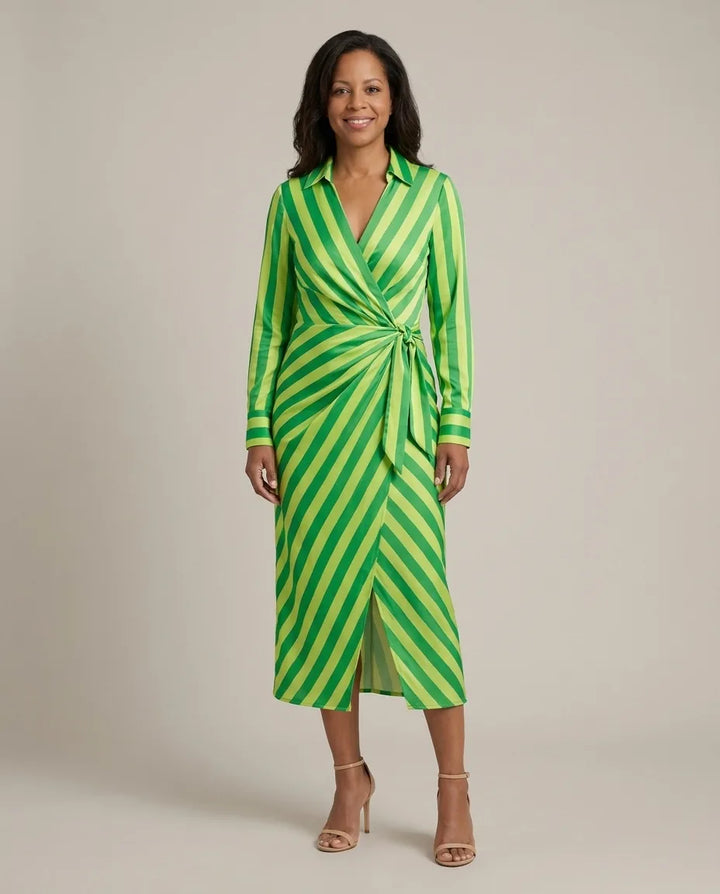 Josephine | Printed Wrap Dress
