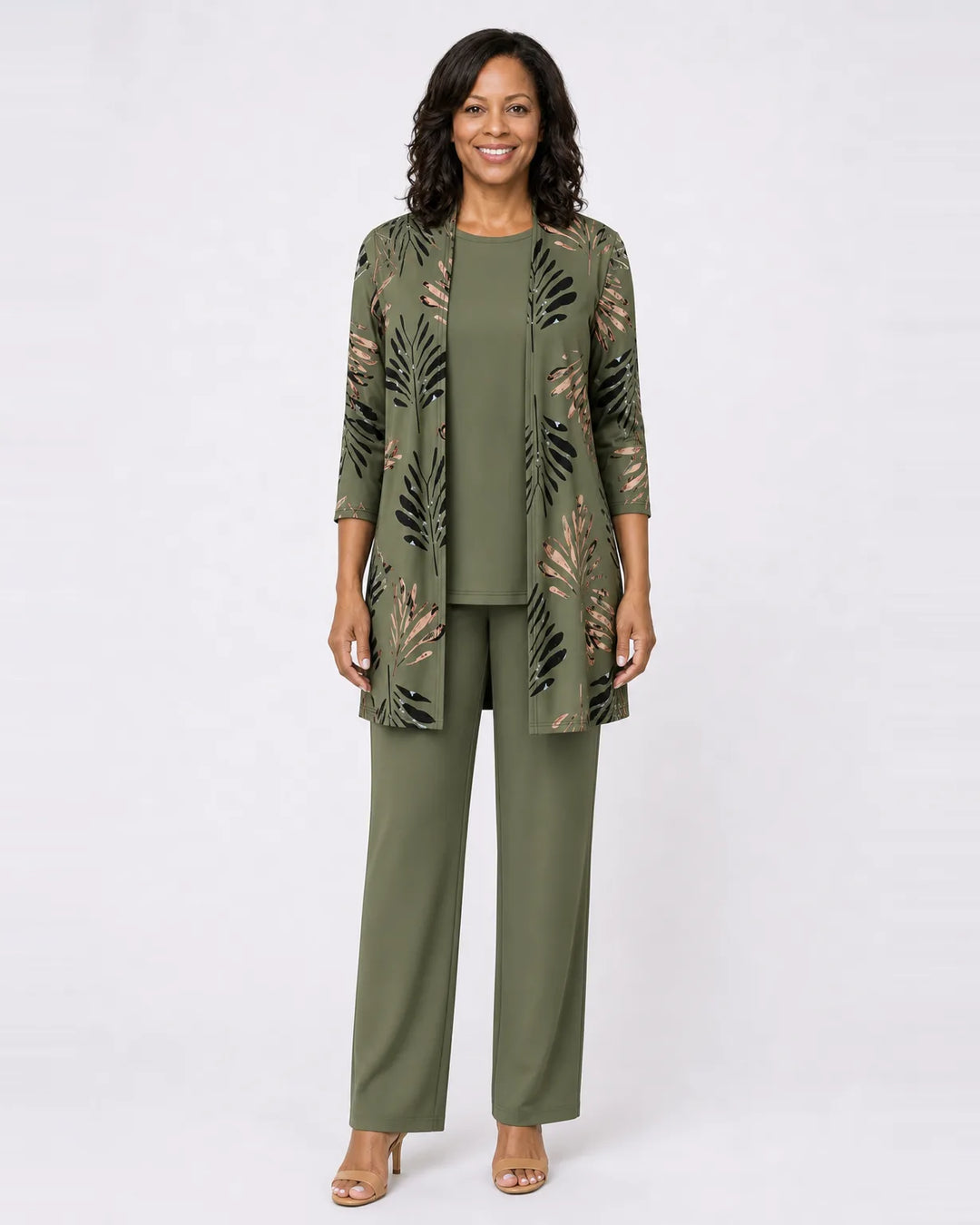 Jenilyn | Classic Elegance Three-Piece Set — Green