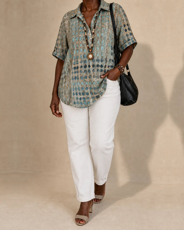 Cleo | Textured Relaxed Comfort Top