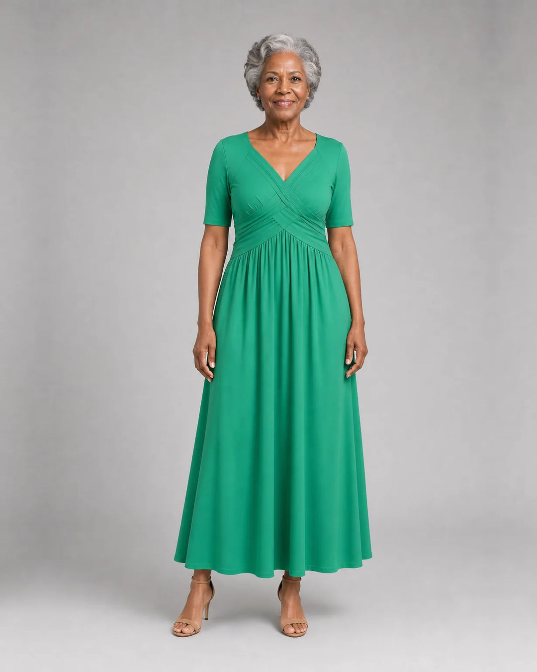 Angeli™ |  Elegant Midi Dress