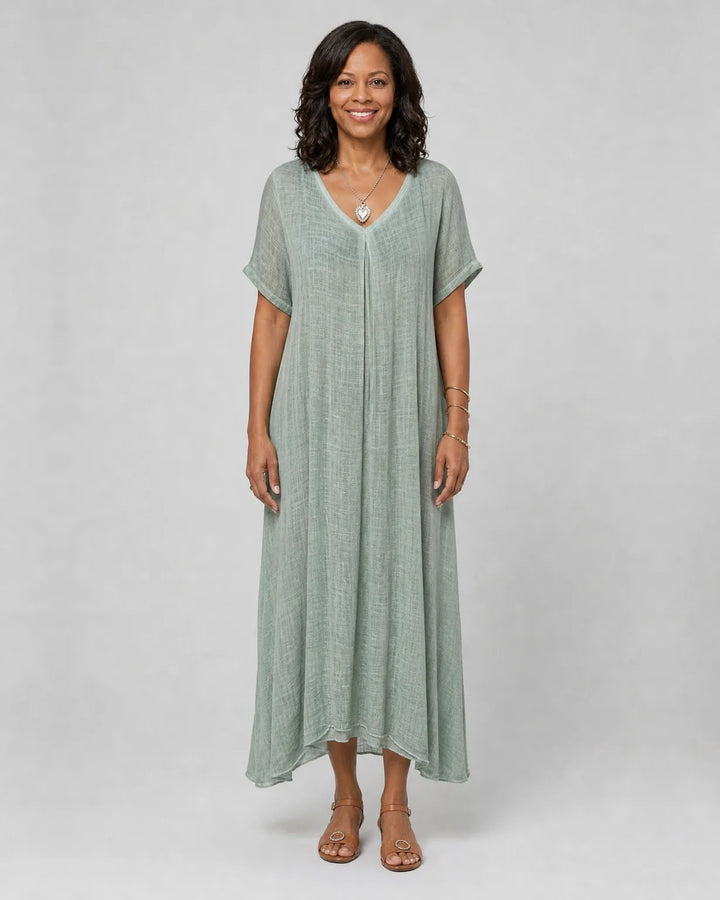 Imani | Loose-Fit V-Neck Dress