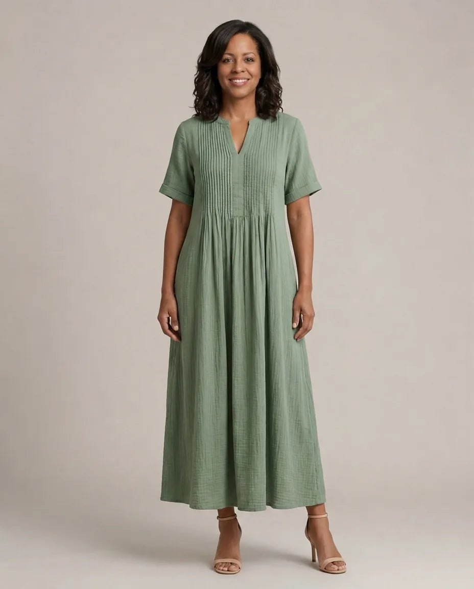 Nathalia | Pleated Dress