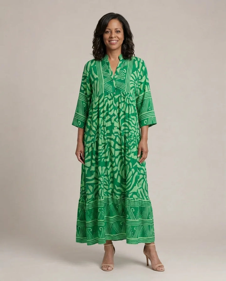 Marielle | Button Front Midi Dress