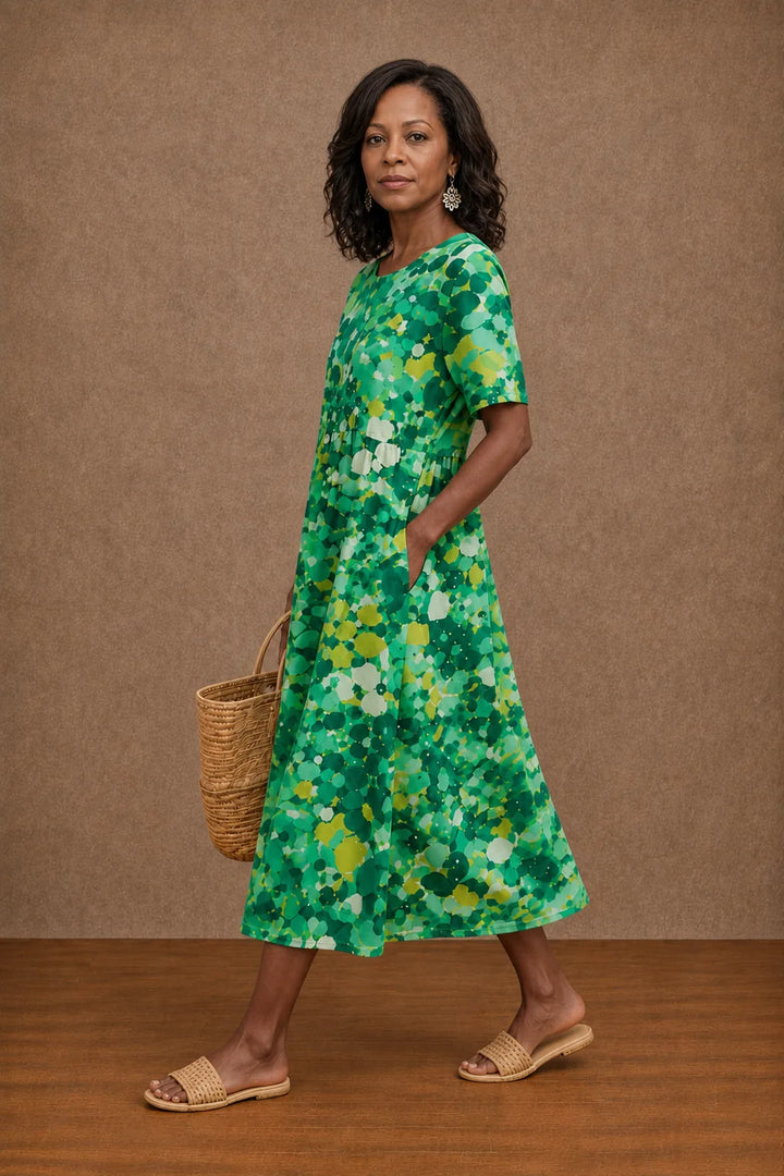 Hauwa | Floral Summer Midi Dress