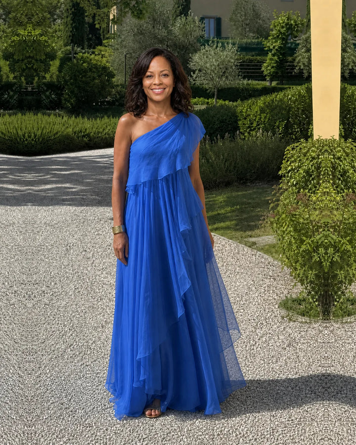 Simi | Cascading Ruffle Maxi Dress