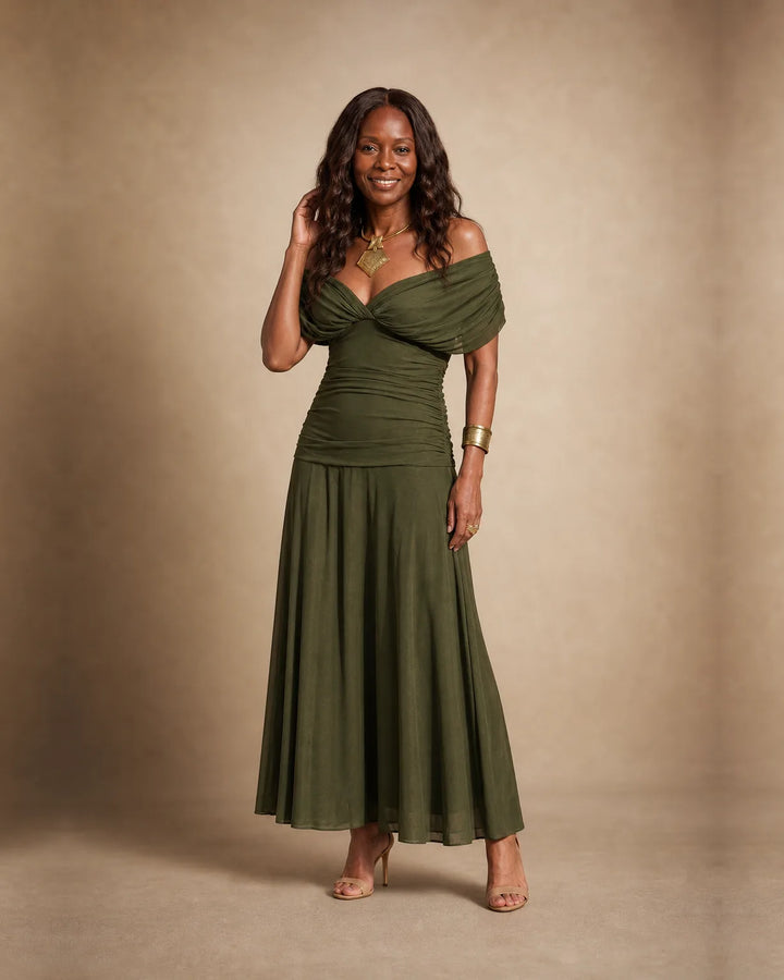 Zaria | Elegant Green Dress