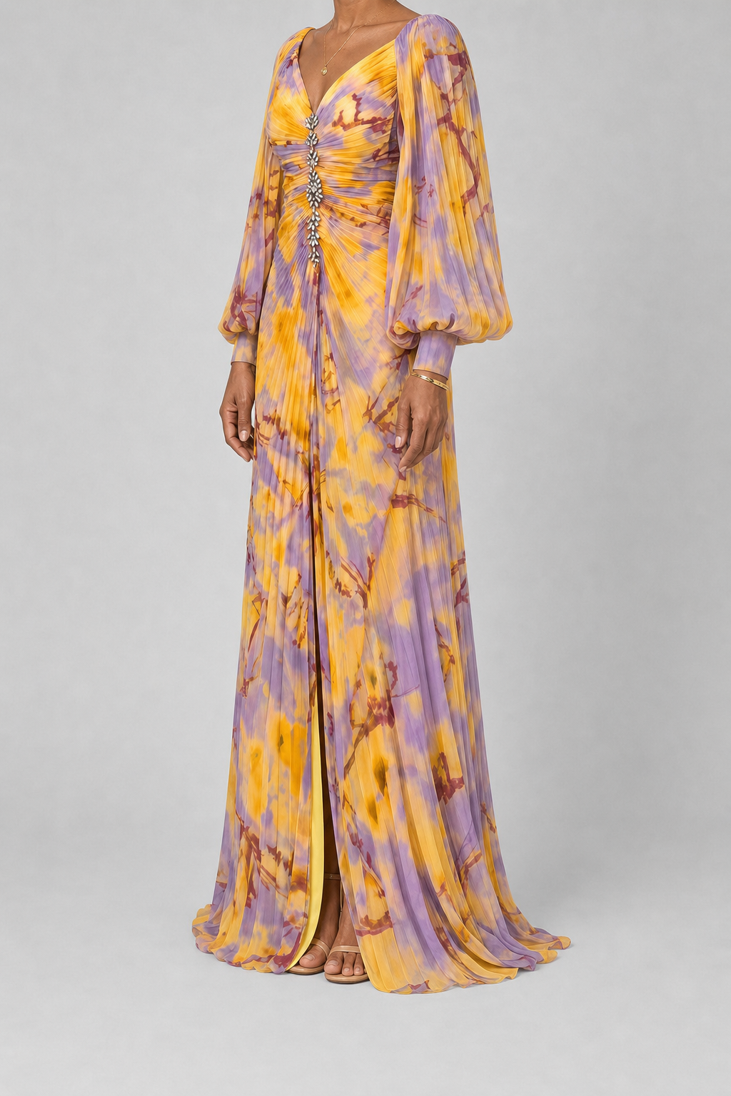 Gregoria | Tummy Flattering Floral Maxi Dress