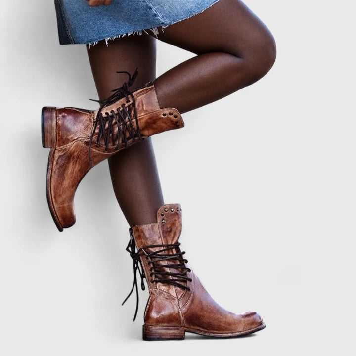 Yacine | Leather Comfort Boots