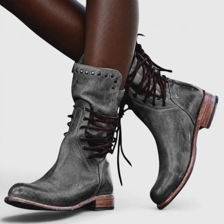 Yacine | Leather Comfort Boots