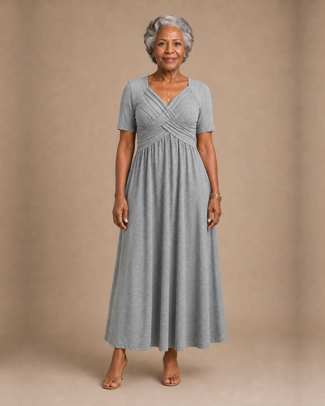 Angeli™ |  Elegant Midi Dress