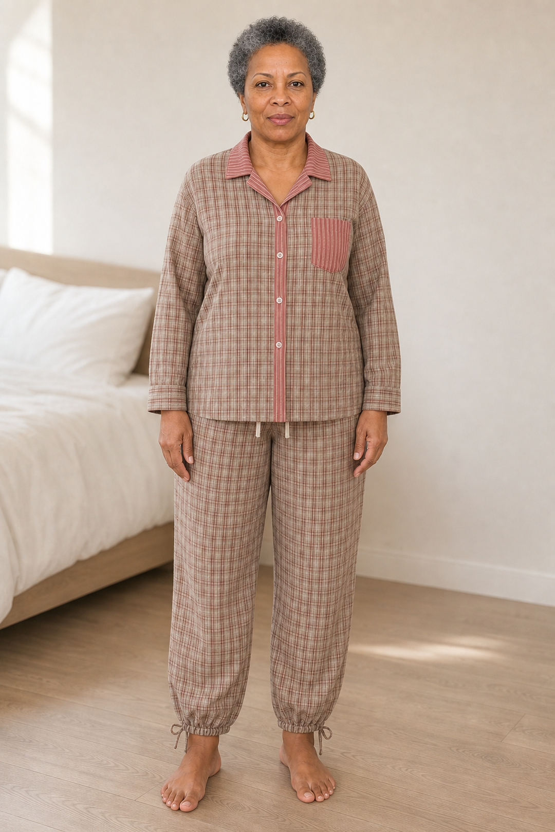 Harriet in brown