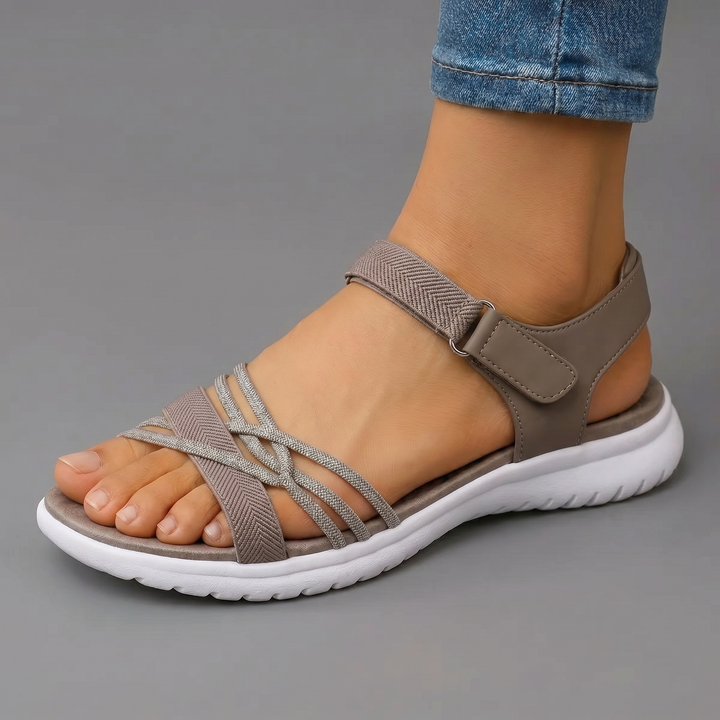 Hattie | Everyday Comfort Sandals — Khaki