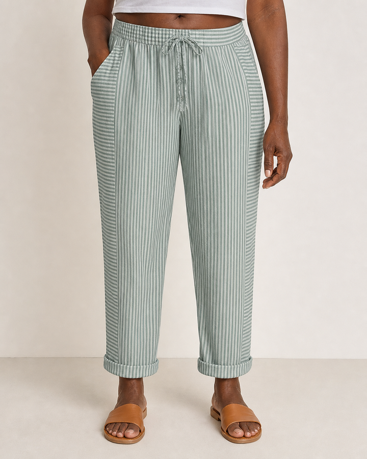 Holly | Elegant Casual Everyday Pants — Green