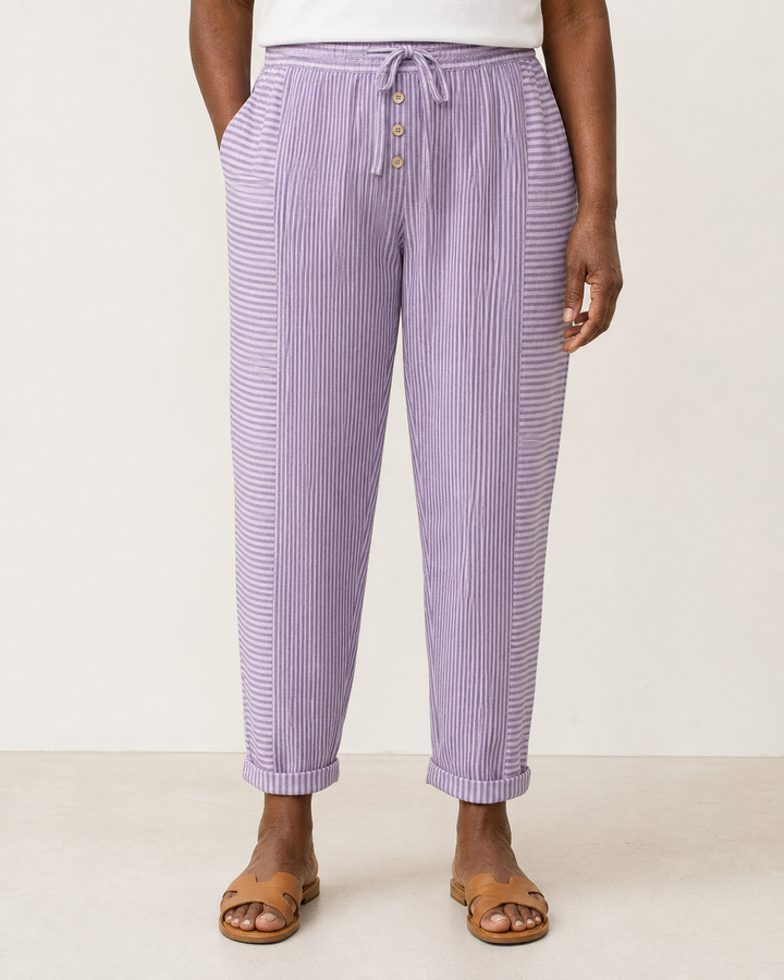 Holly | Elegant Casual Everyday Pants — Purple