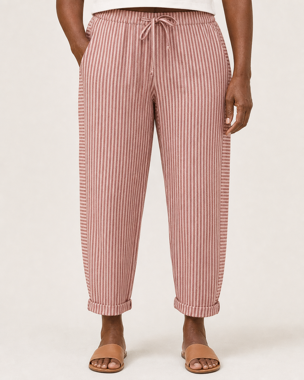 Holly | Elegant Casual Everyday Pants — Red