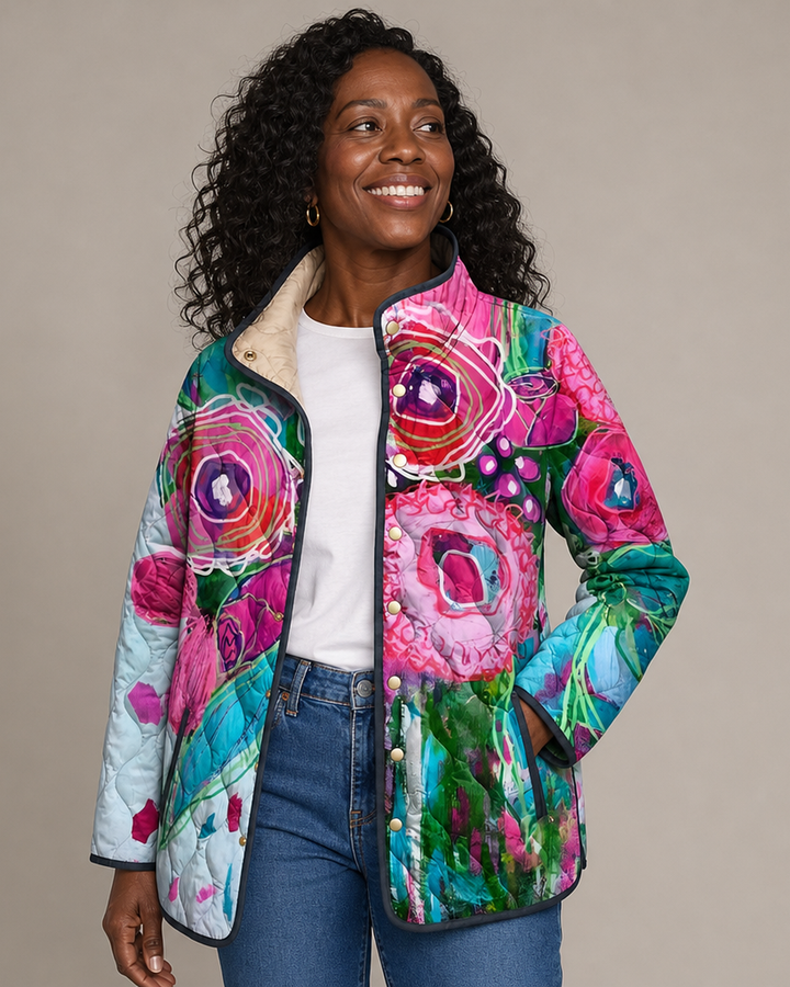 Isabella™ | Elegant Floral Pattern Jacket
