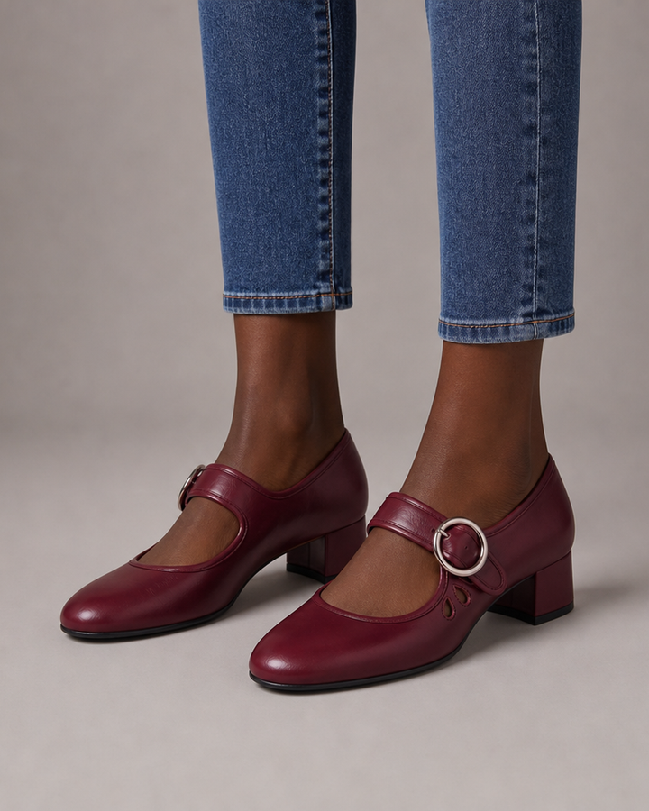 Mary | Leather Comfort Mary Janes