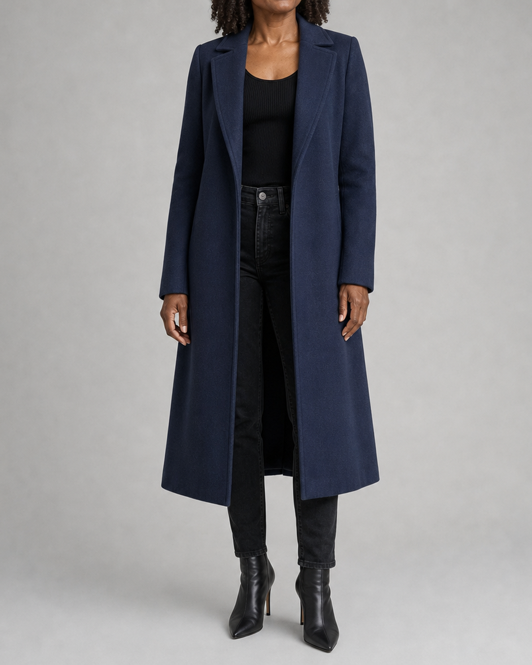 Josie | Belted Long Lapel Coat