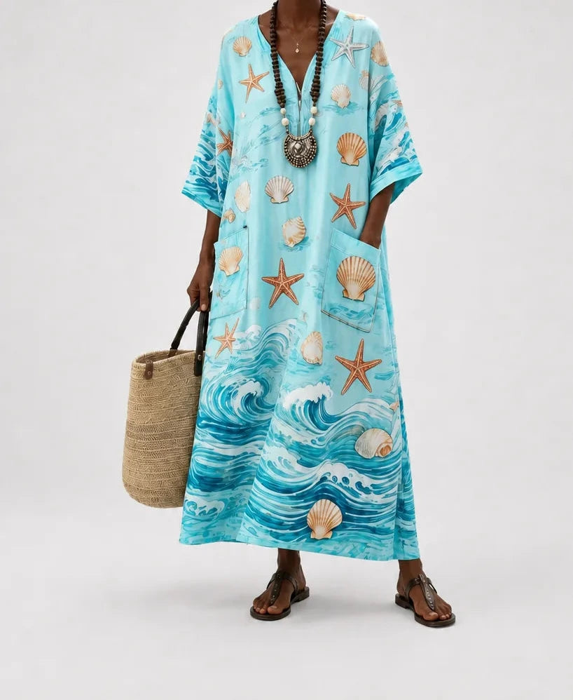 Kadiatou | Resort Kaftan Maxi Dress