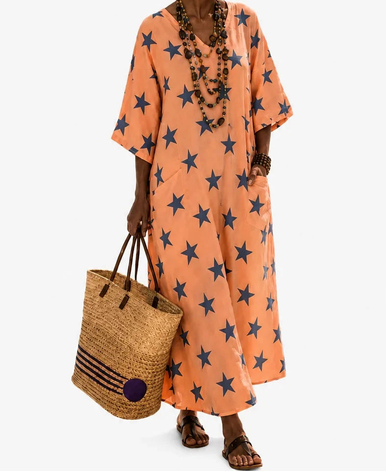 Khadija | Resort Kaftan Maxi Dress
