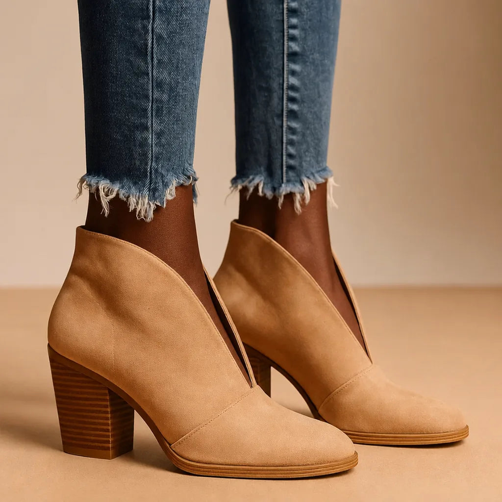 Penda | Leather Ankle Boots