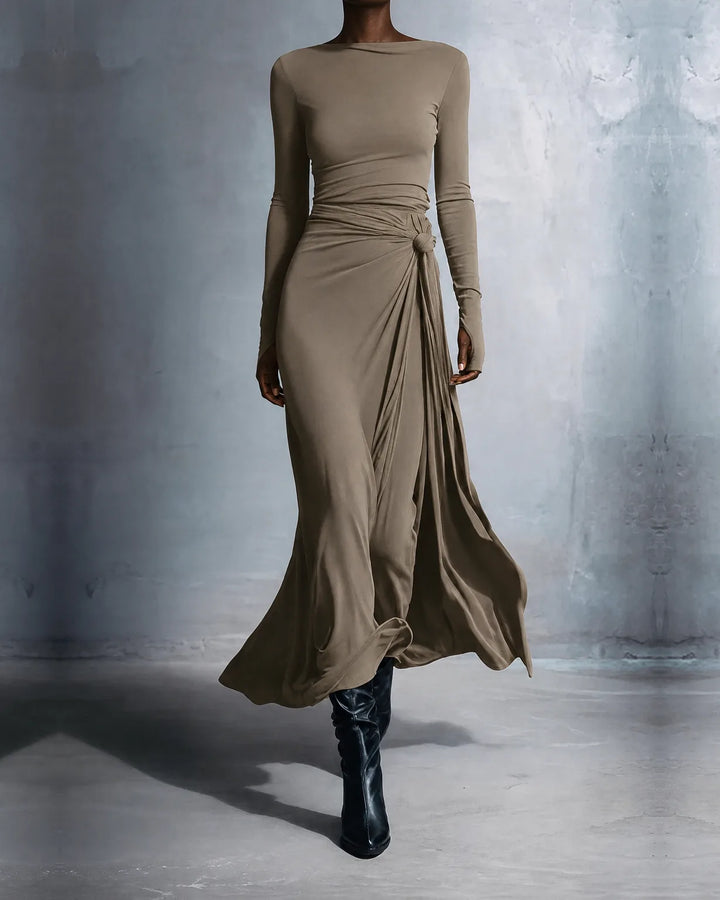 Naiara ❘ Maxi dress with side knot