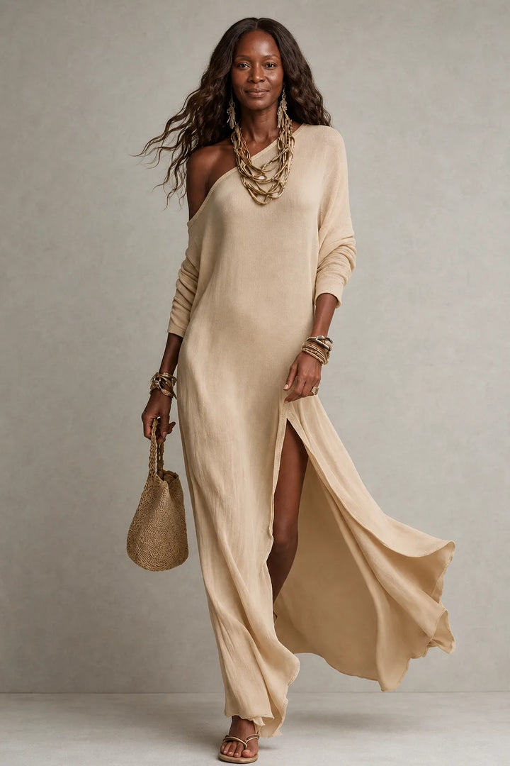 Elva | Fluid One-Shoulder Dress