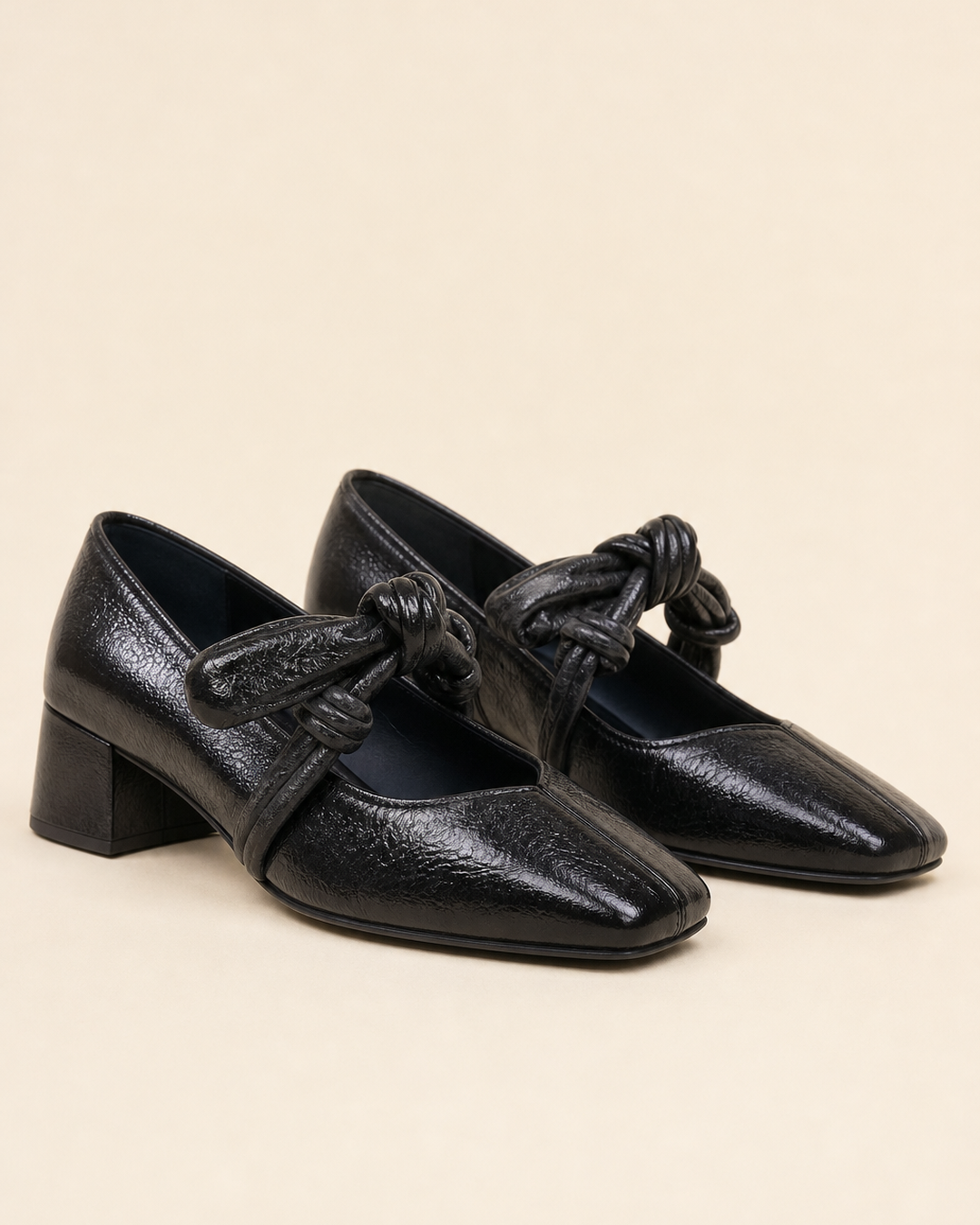 Sadie | Bow Square-toe Mary Jane Flat