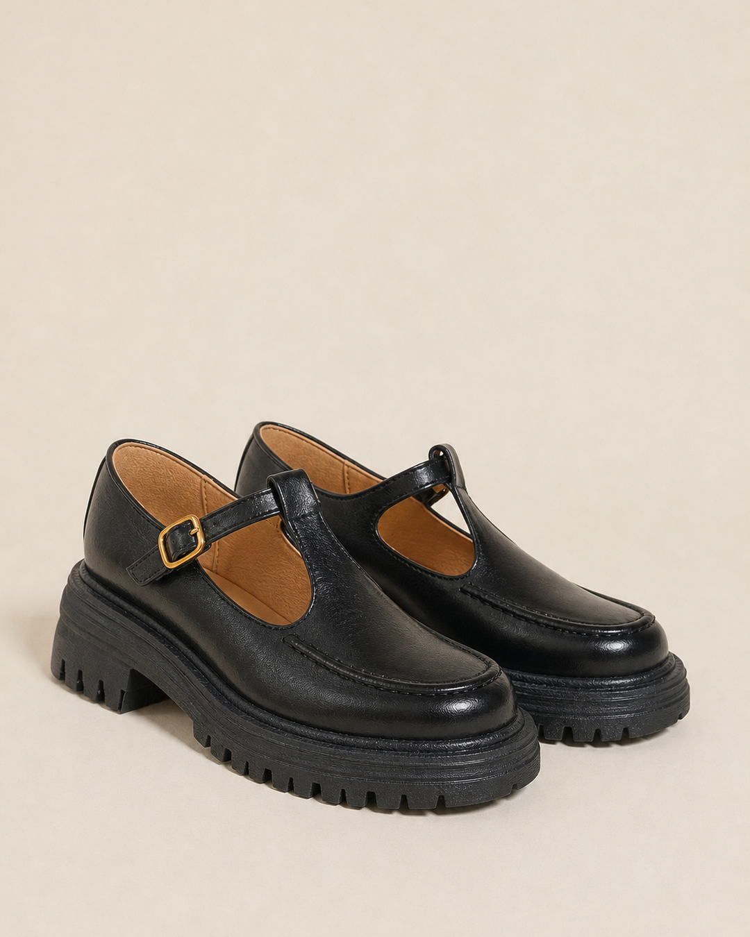 Frances | Platform Round-toe Mary Jane Loafer