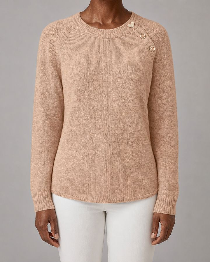 Hilarina | Long Sleeve Knitted Sweater