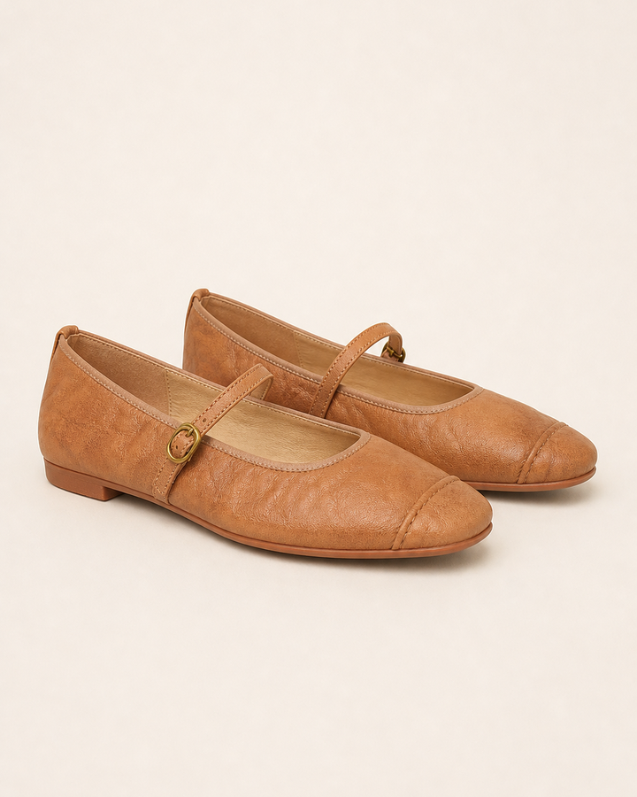 Rosemary | Leather Flats