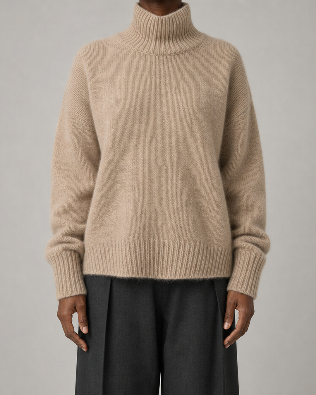 Monika | High Collar Sweater