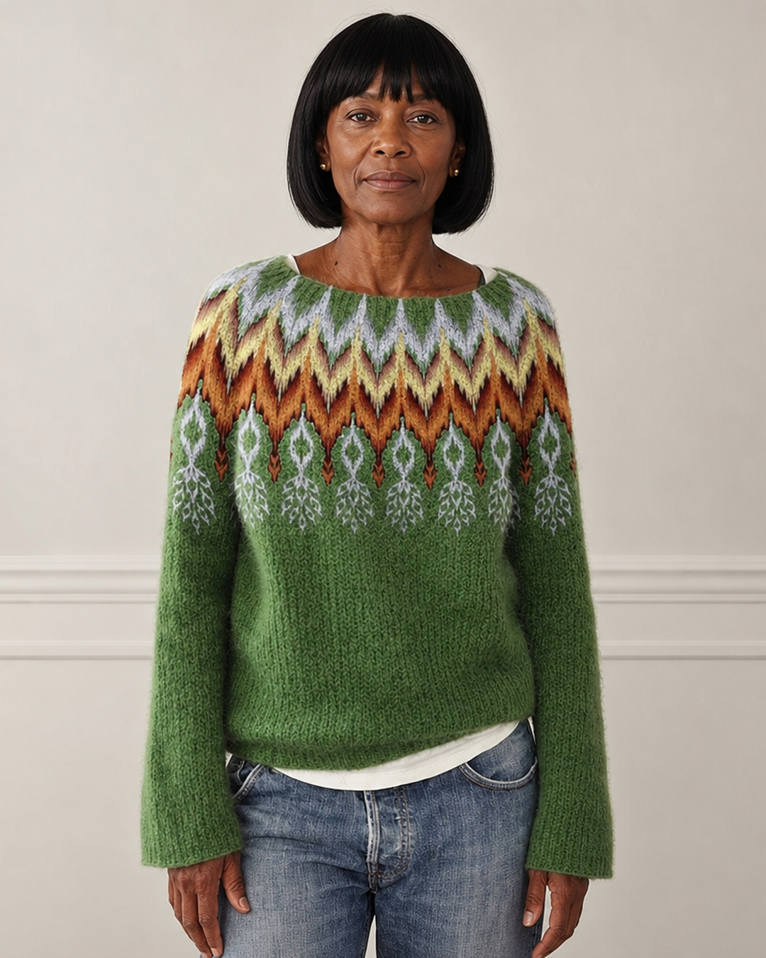 Rosalie | Retro Wool Sweater