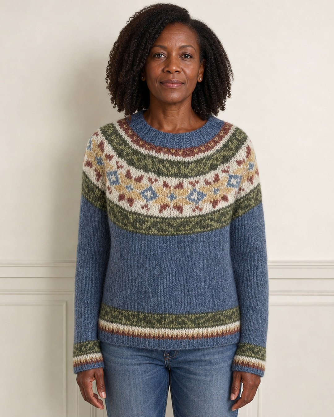 Claudette | Retro Wool Sweater